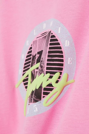 Graphic Logo T-shirt in Cotton