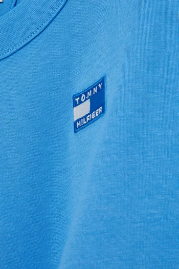 Flag Graphic T-shirt in Cotton