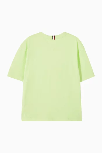 Flag Graphic T-shirt in Cotton