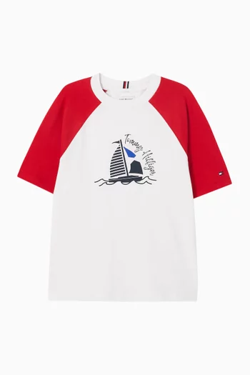 Sailing Logo T-shirt in Cotton