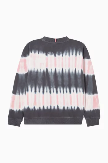 Tie-Dye Sweatshirt in Cotton