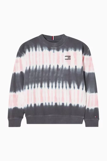 Tie-Dye Sweatshirt in Cotton