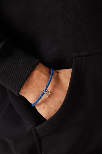 Arrow Bracelet in Leather & Brass