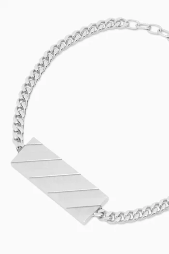 Diag Bracelet in Brass