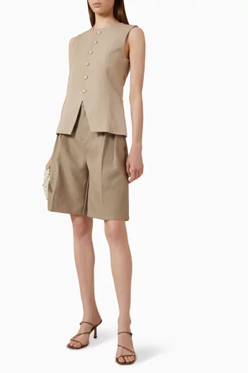 Maisie Vest Waistcoat in Tailored-fabric