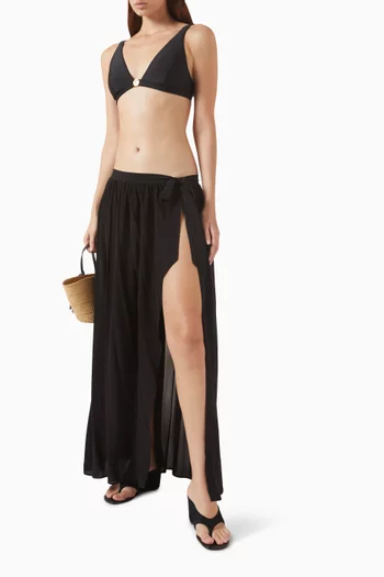 Klaire Cover-up Maxi Skirt in Chiffon