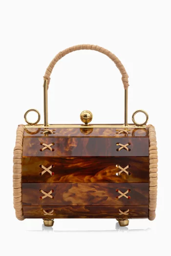 Petit Alix Top Handle Bag in Acrylic