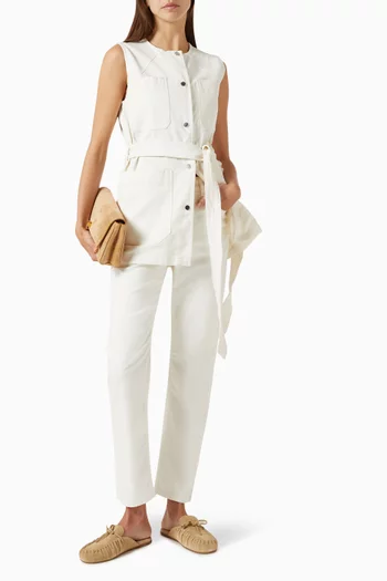 Regent Slim-fit Pants in Cotton Blend