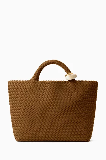 Medium St. Barths Beaded Tote Bag in Neoprene