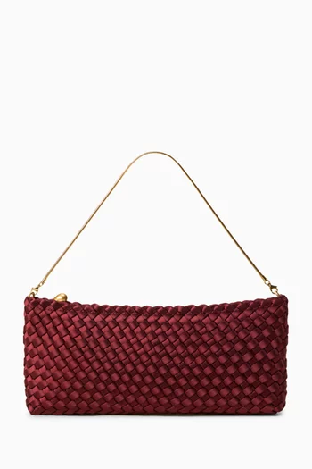 Medium Gala Clutch Bag in Satin