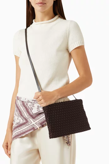 Soho Envelope Crossbody Bag in Handwoven Neoprene