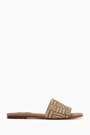 Cairo Slides in Woven Neoprene