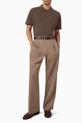 Wide-leg Pants in Wool