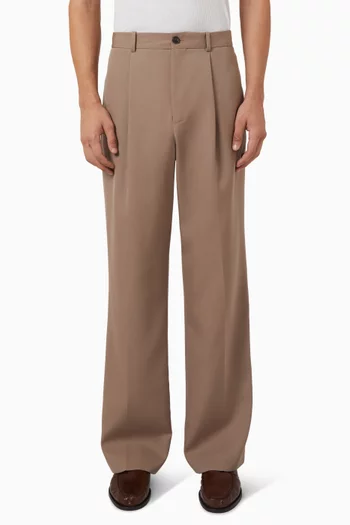 Wide-leg Pants in Wool