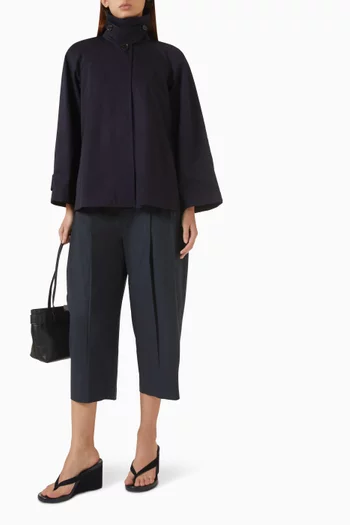 Balloon-leg Pants in Cotton-blend