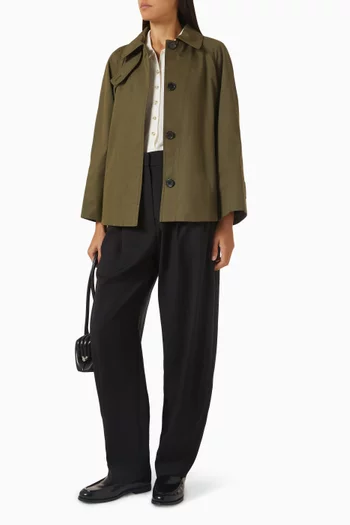 A-line Jacket in Cotton-twill