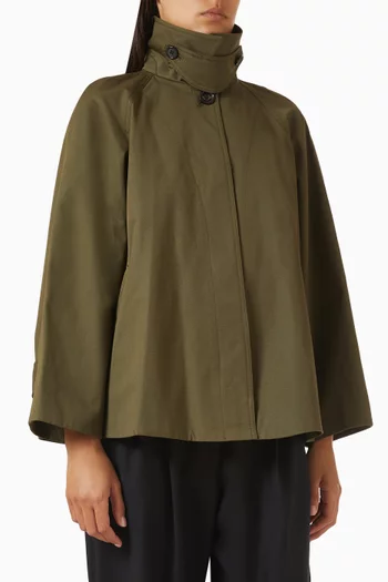 A-line Jacket in Cotton-twill