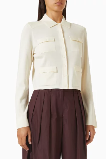Pocket-detail Cardigan