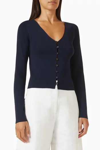 Minimal Knitted Cardigan