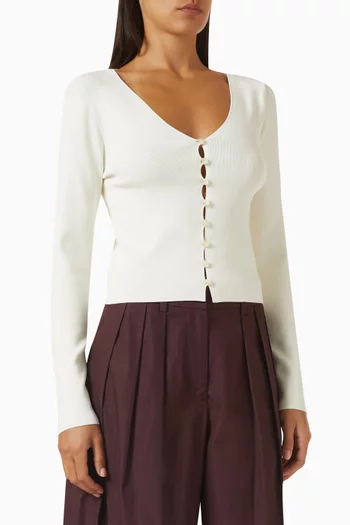 Minimal Knitted Cardigan