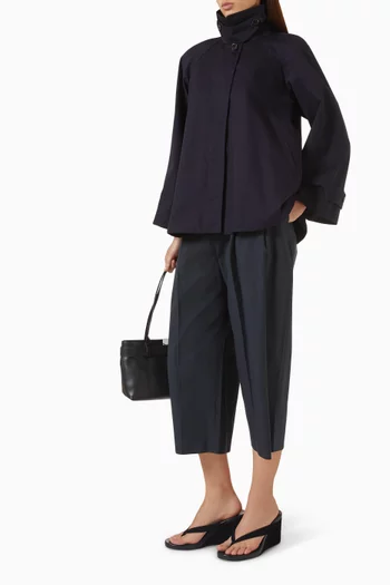 A-line Jacket in Cotton-twill