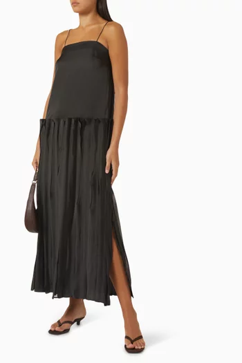 Appliqued Panelled Dress