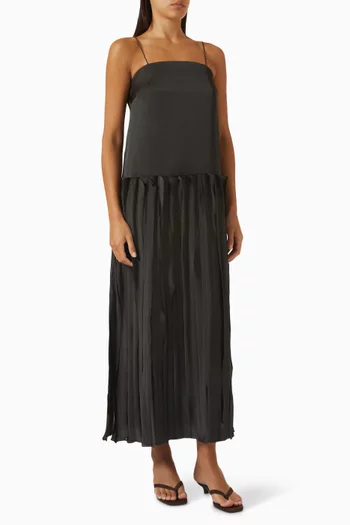 Appliqued Panelled Dress
