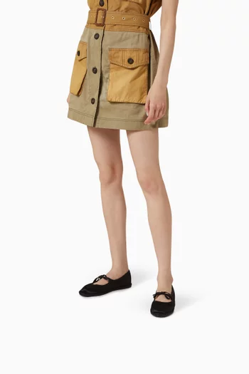 Brigitte Cavallino Ballerina Flats in Faux Ponyskin