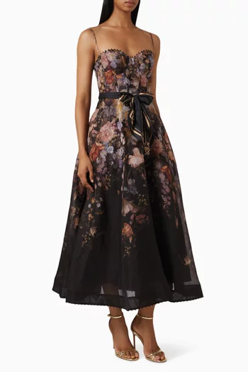 Valiant Floral Corset Picnic Dress