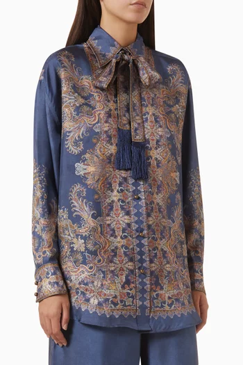 Valiant Relaxed Shirt in Silk