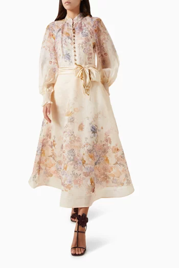 Ascent Circle Skirt in Linen Blend