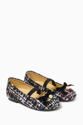 Bow-Embellished Ballerinas