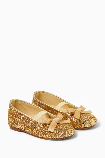 Bow-Embellished Ballerinas