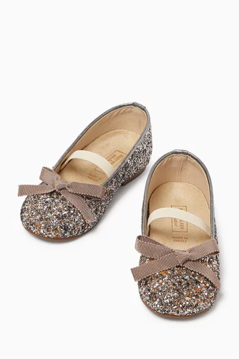 Grainbow Glitter Embellished Ballerinas