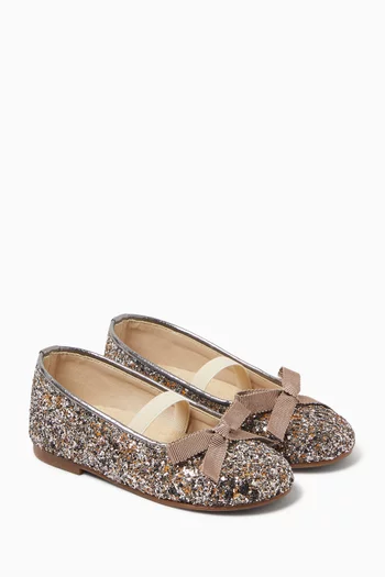 Grainbow Glitter Embellished Ballerinas