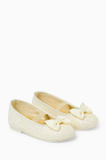 Bow-Embellished Ballerinas