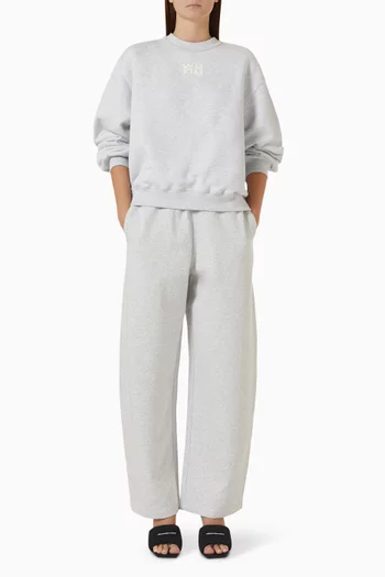 Crystal Wide-leg Pants in Cotton