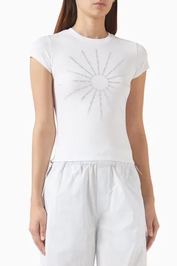 Crystal Pinwheel T-shirt in Cotton