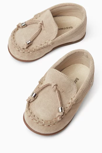 Tasseled Loafers in Suede