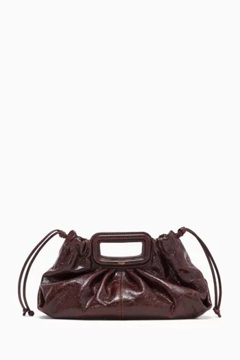 Mini Clutch in Crackled Leather