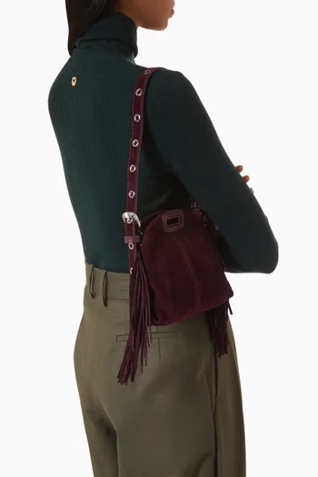 Mini Miss M Shoulder Bag in Suede