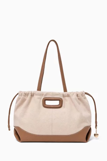 Milpli Tote Bag in Canvas & Leather