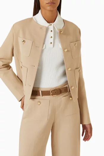Braided Belt in Suede