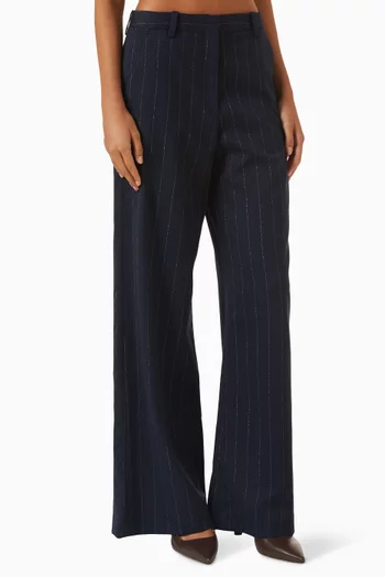 High-waist Wide-leg Pants