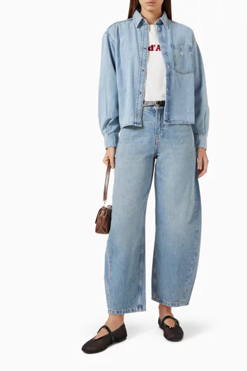 Buttoned Shirt in Denim