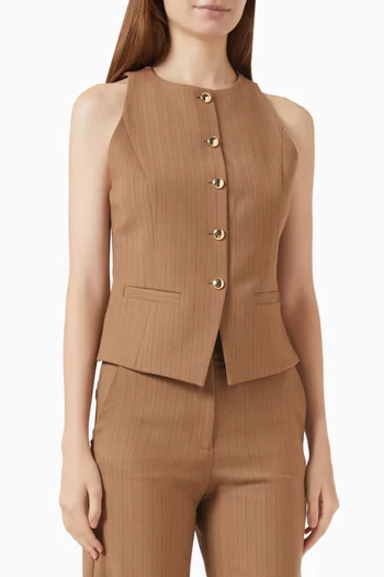 Tailored Waistcoat in Wool Blend