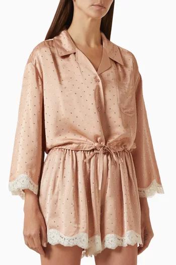 Limonessa Rhinestone-embellished Shirt