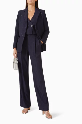 Mabillon Sequin Wide-leg Pants