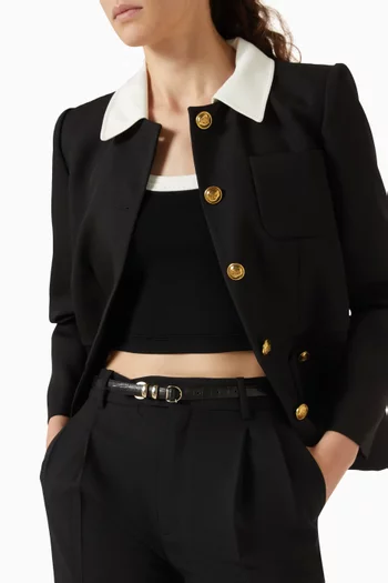 La Flo Belt in Leather