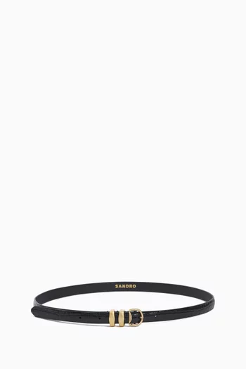 La Flo Belt in Leather